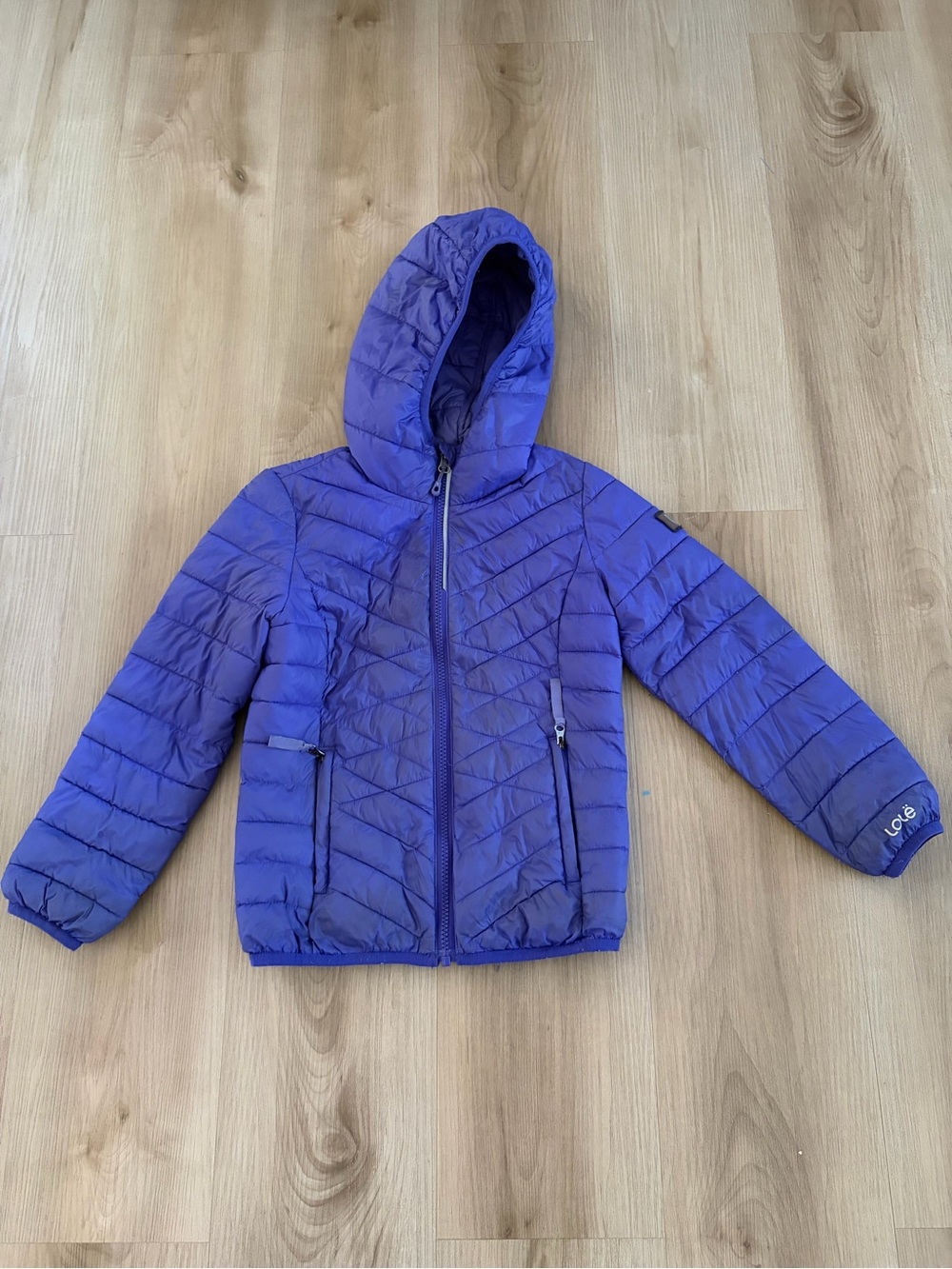 Lole Kids Hooded Puffer Jacket - Purple
